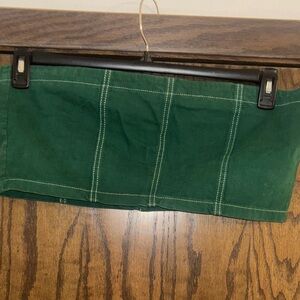 Pretty Little Thing Bandeau Denim Cropped Top size 12